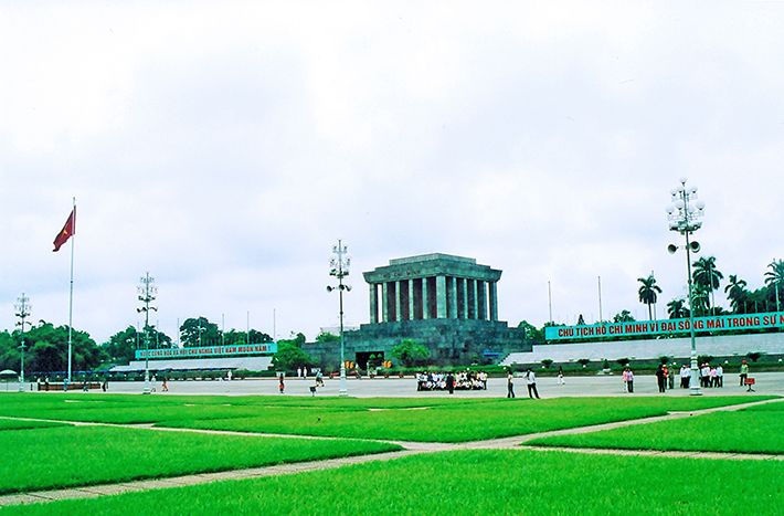 Ba Dinh in Ho Chi Minh mausoleum
