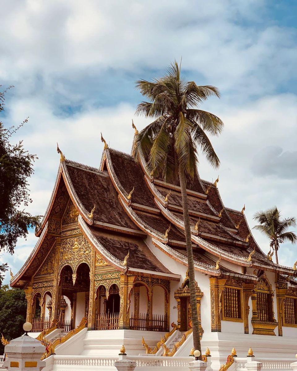 Visiting the Royal Palace Luang Prabang, Laos 