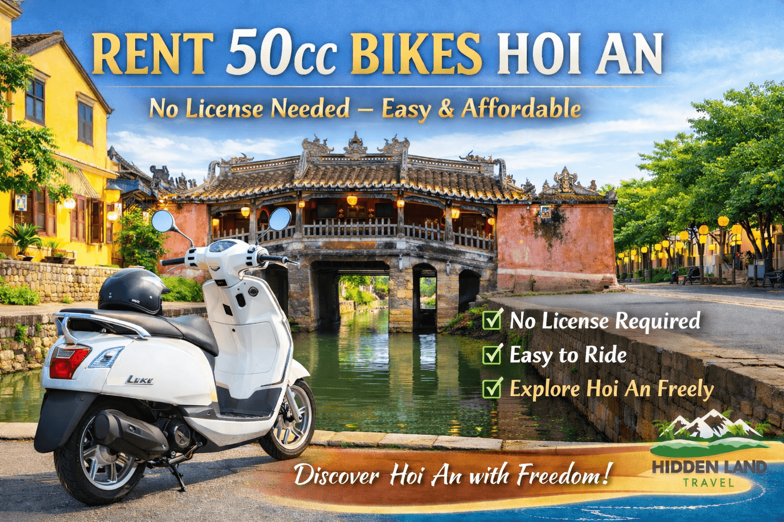 Rent 50cc Bikes Hoi An
